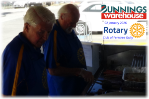 January 2nd 2026 Sausage Sizzle at Bunnings Scoresby